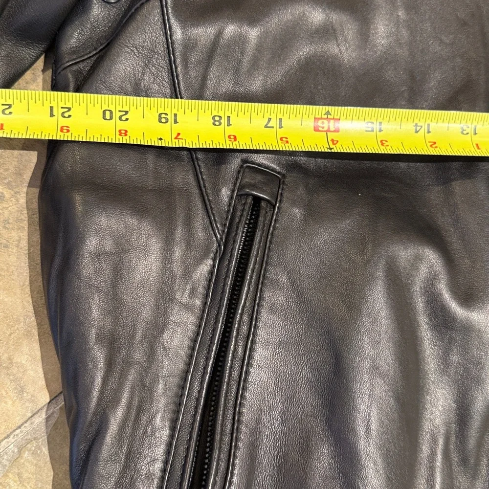 Tumi Dark Brown rainproof Leather Jacket